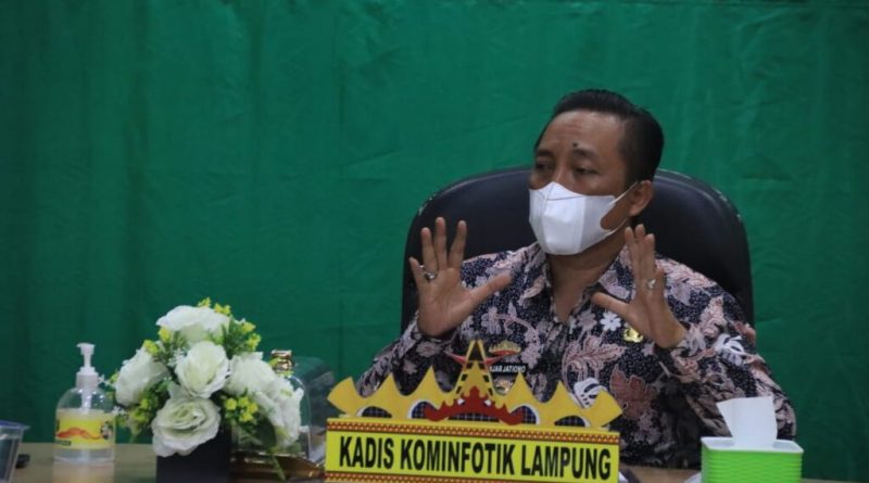 Diskominfotik Lampung  Bangun Sinergi dengan Media Massa