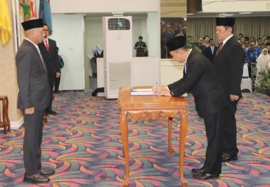 Gubernur Rahmat Mirzani Djausal Lantik Marindo Kurniawan Sebagai Sekda Provinsi Lampung