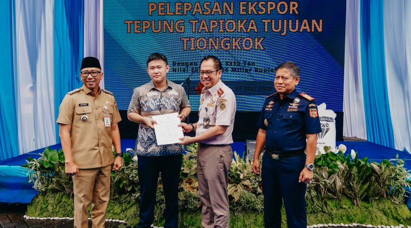 Pemprov Lampung Dorong Nilai Tambah, Ribuan Ton Tapioka Diekspor ke Tiongkok