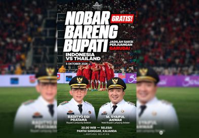 Final Indonesia vs Thailand Malam Ini, Pemkab Lampung Selatan Gelar Nobar Gratis di Pantai Sanggar dengan Doorprize Menarik