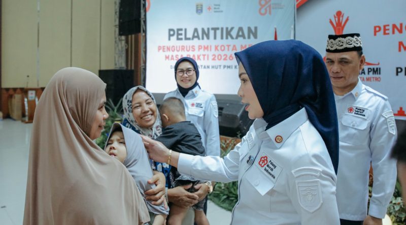 PMI Kota Metro Punya Pengurus Baru, Purnama Wulan Tekankan Gerak Cepat Saat Bencana
