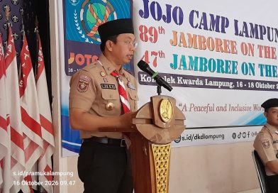 Kwarda Lampung Buka JOTA-JOTI Camp 2026, Dorong Pramuka Melek Teknologi