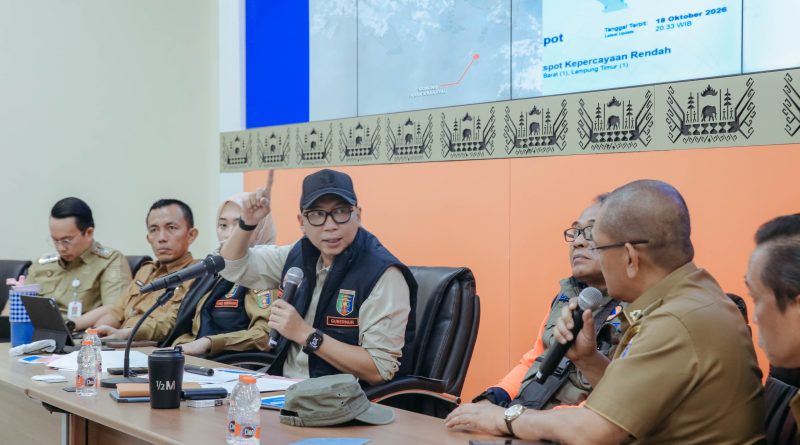 Pemprov Lampung Percepat Penanganan Karhutla, Perkuat Mitigasi, Kesiapsiagaan, dan Penyampaian Informasi Perkembangan Bencana